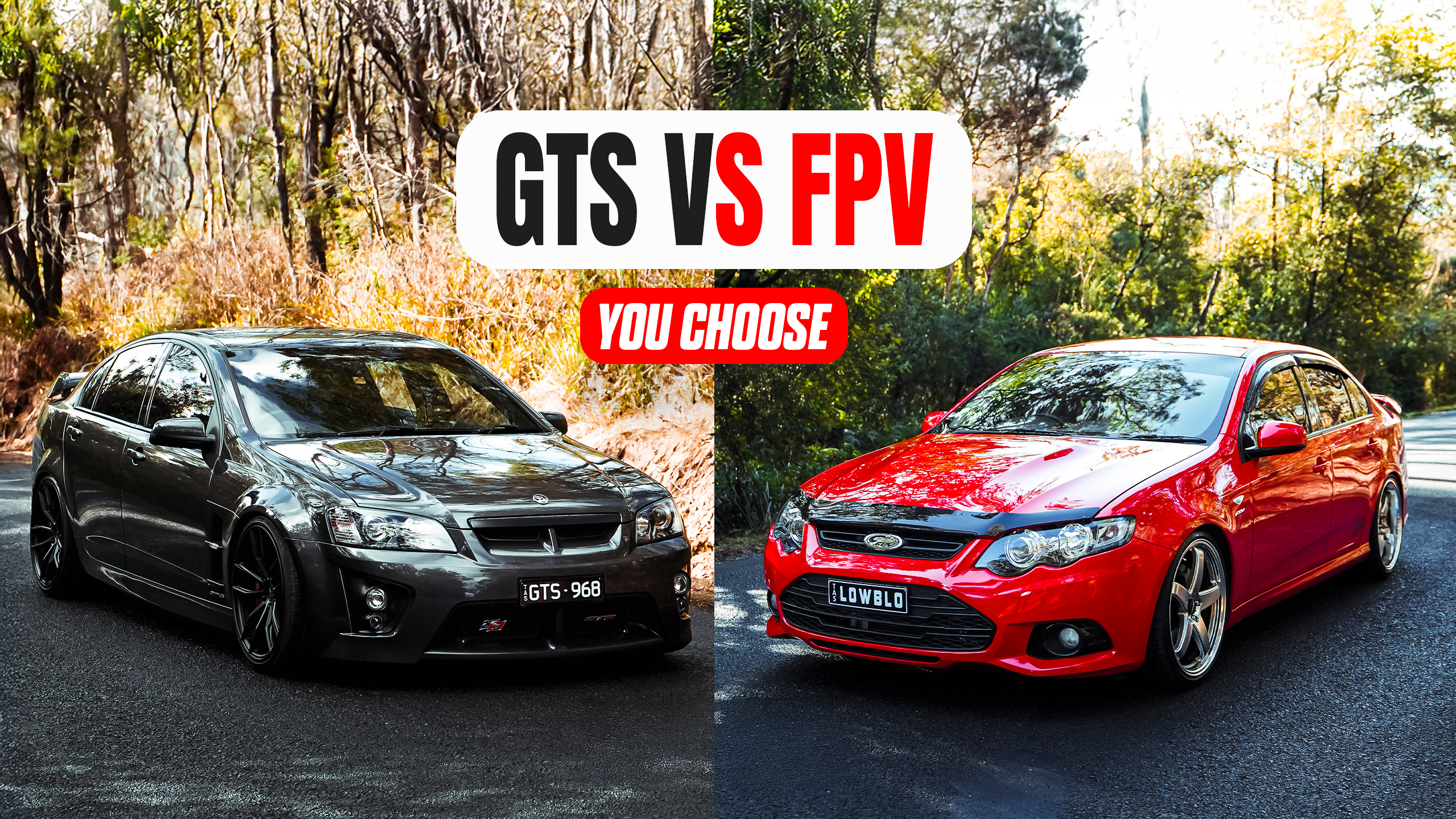 Holden HSV GTS vs Ford FPV
