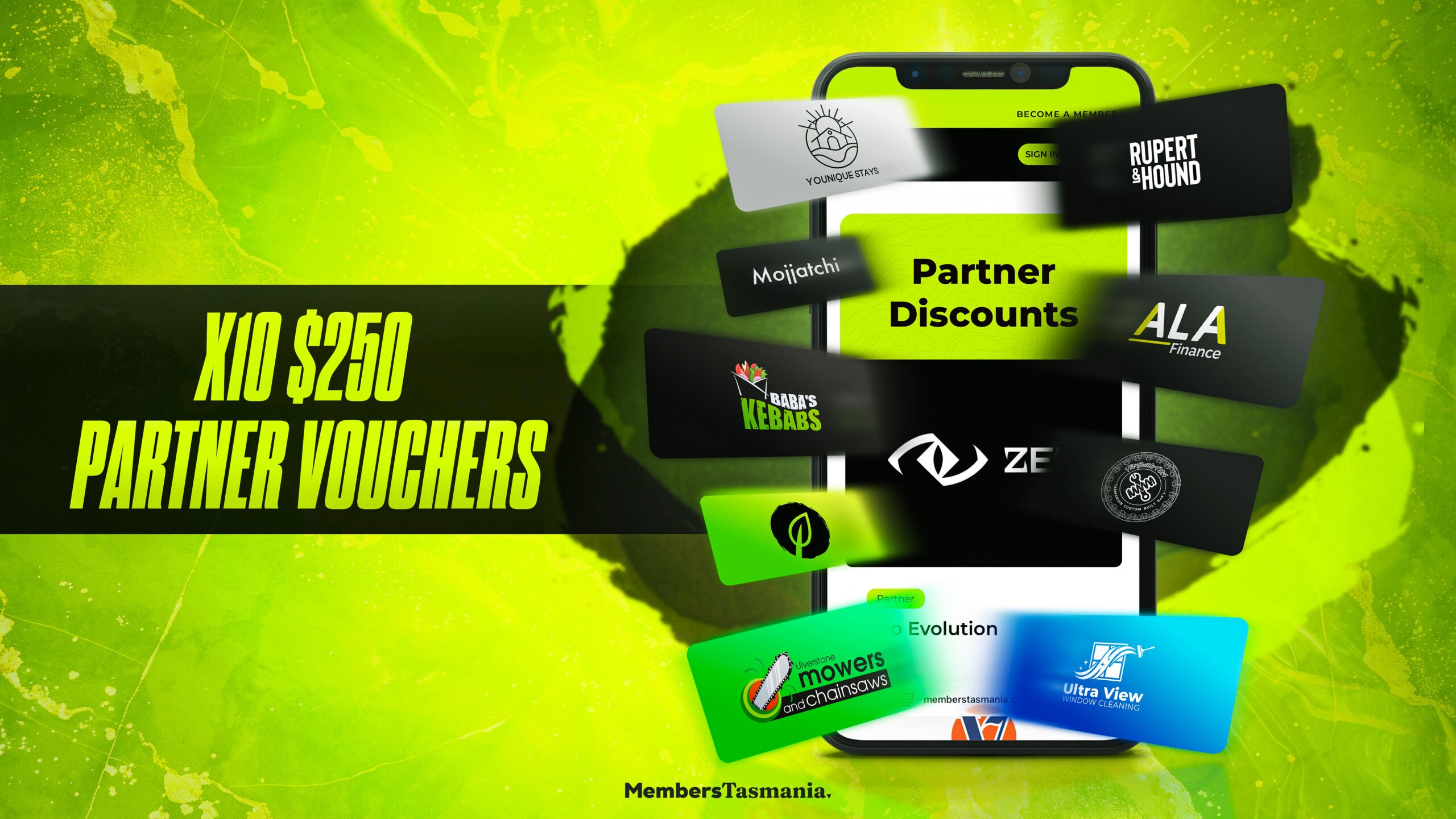 X10 $250 Partner Vouchers