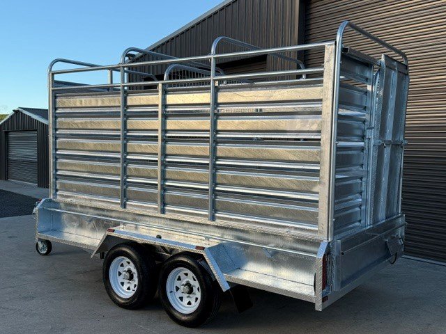 2026 Galvanized Livestock Trailer 12x6 3500Kg Gvm