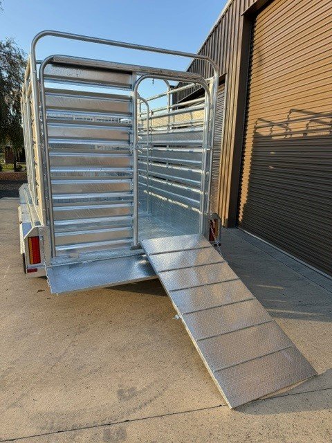 2026 Galvanized Livestock Trailer 12x6 3500Kg Gvm