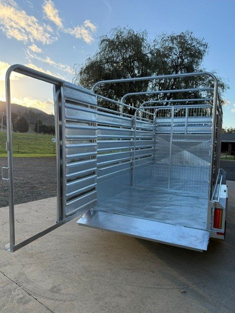 2026 Galvanized Livestock Trailer 12x6 3500Kg Gvm