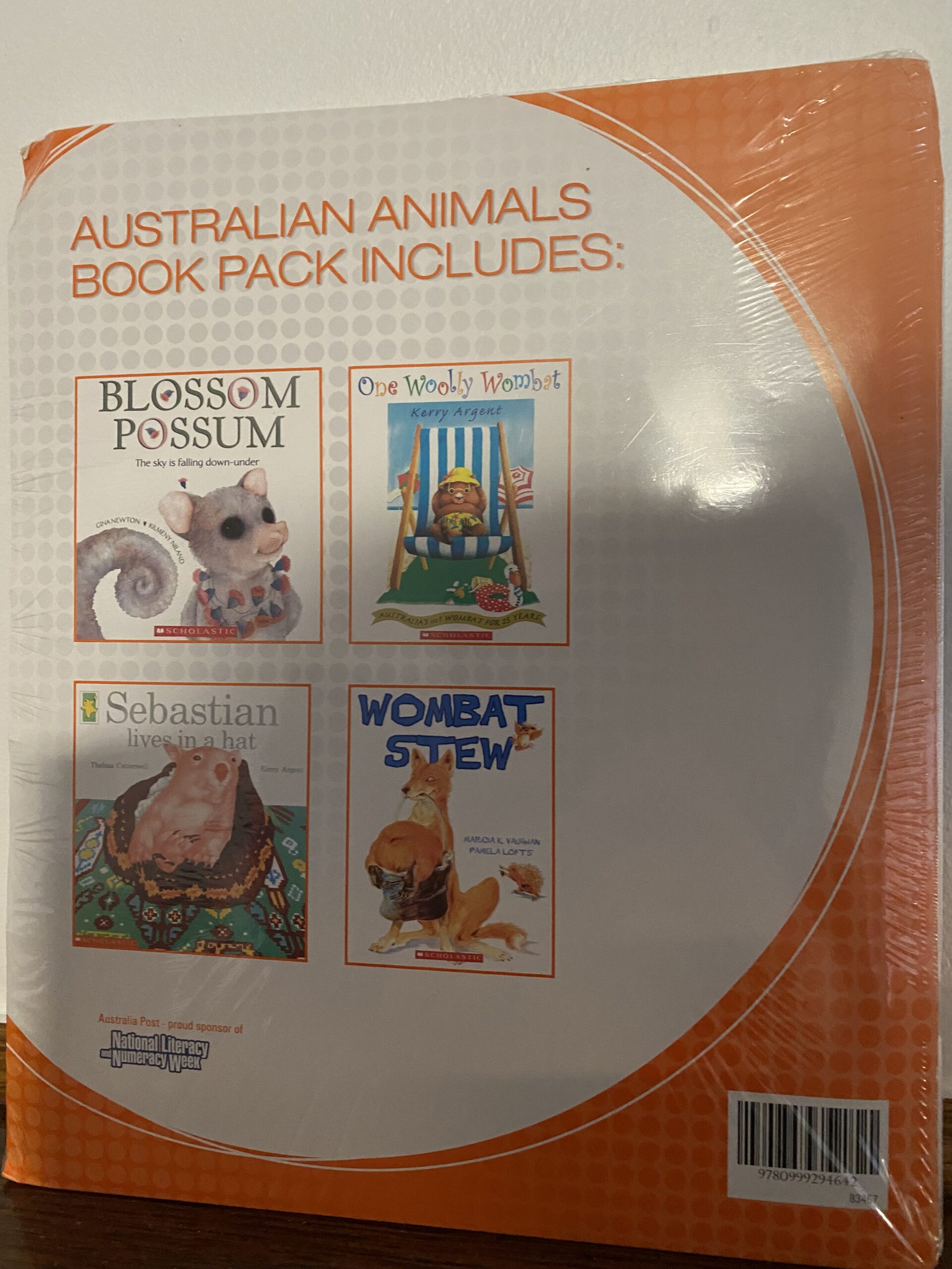 Children’s book pack of 4 still sealed in plastic