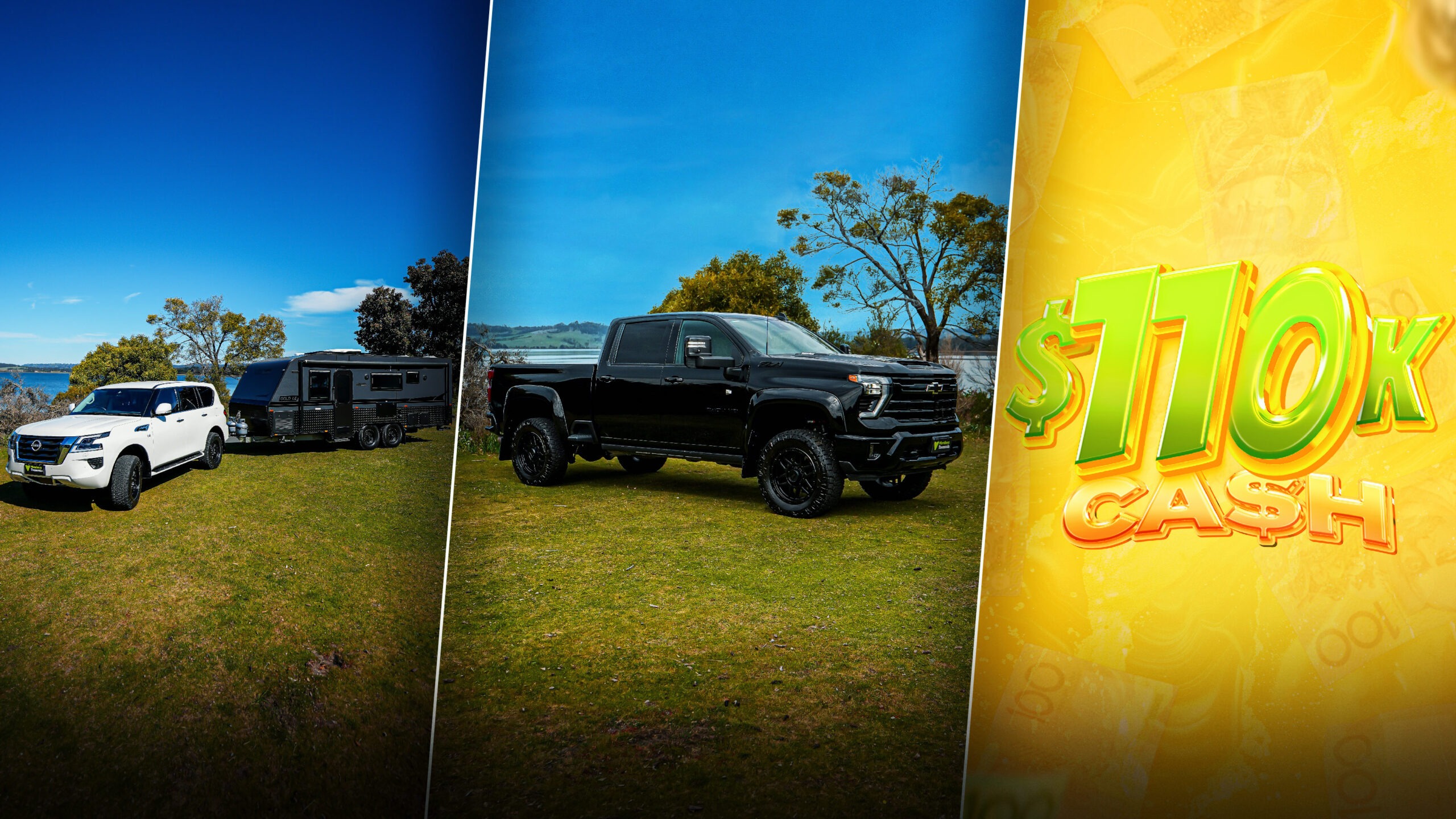 Y62 V8 Patrol + Caravan or Chevy 2500 HD or $110,000