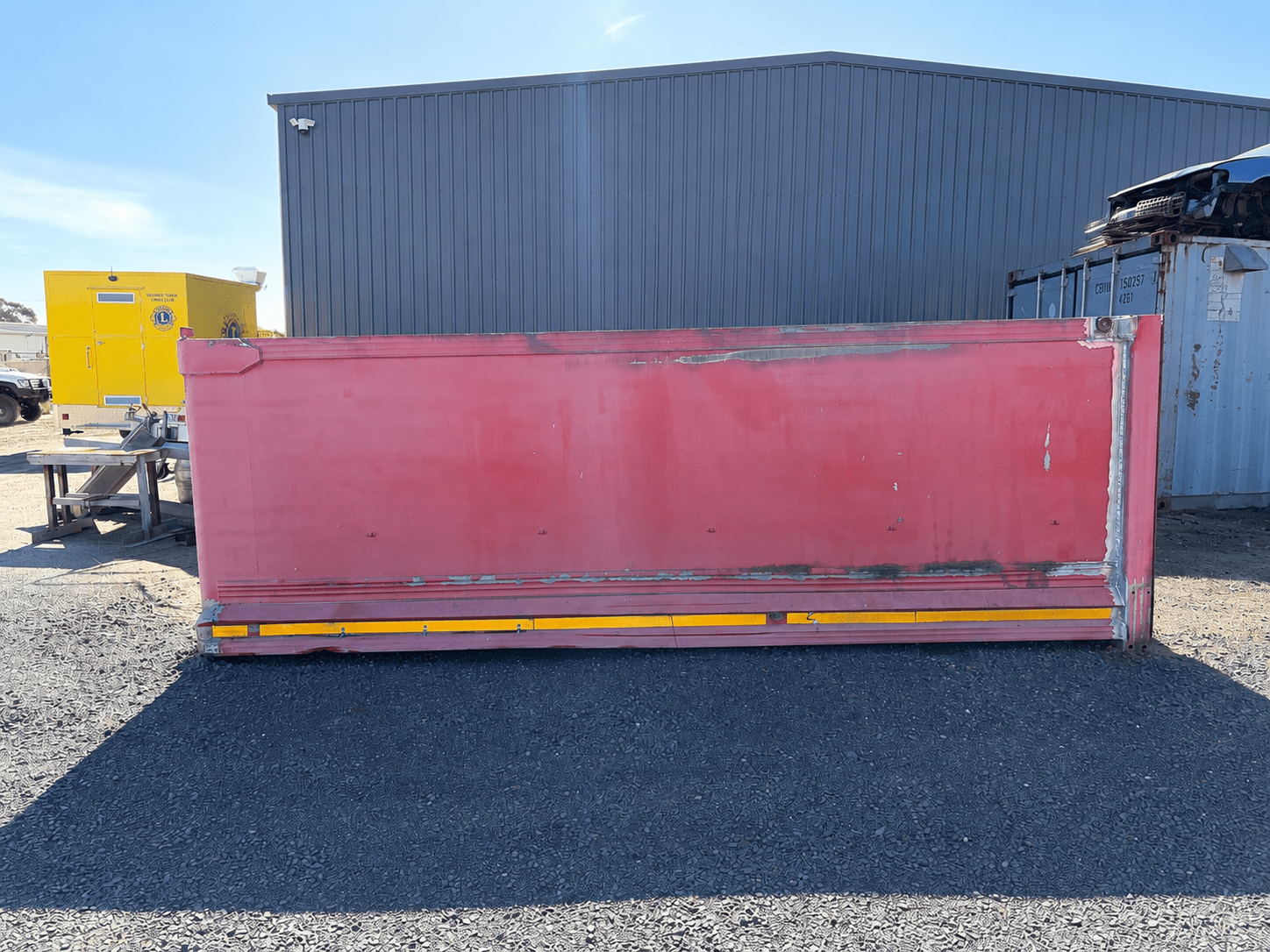 10 Yard Aluminium Truck Tray with Hot Mix