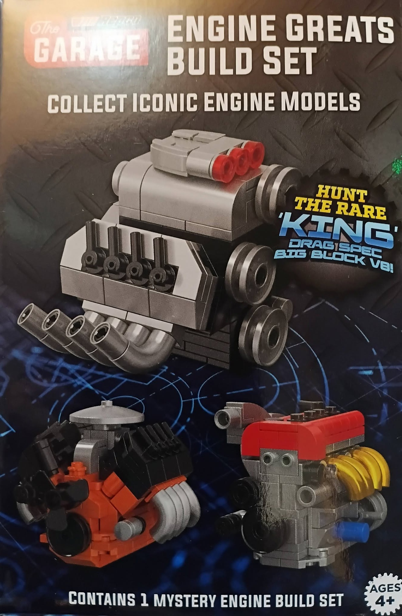 Repco – Engine great set – Contains 1 mystery engine build set – limited collection,