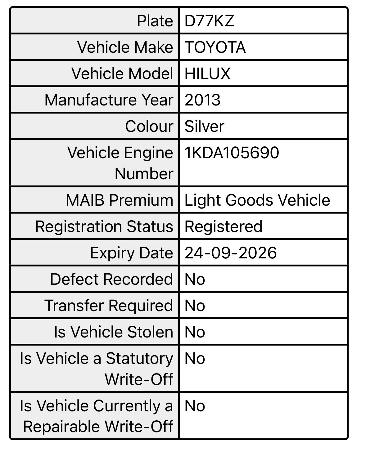 2013 Toyota Hilux